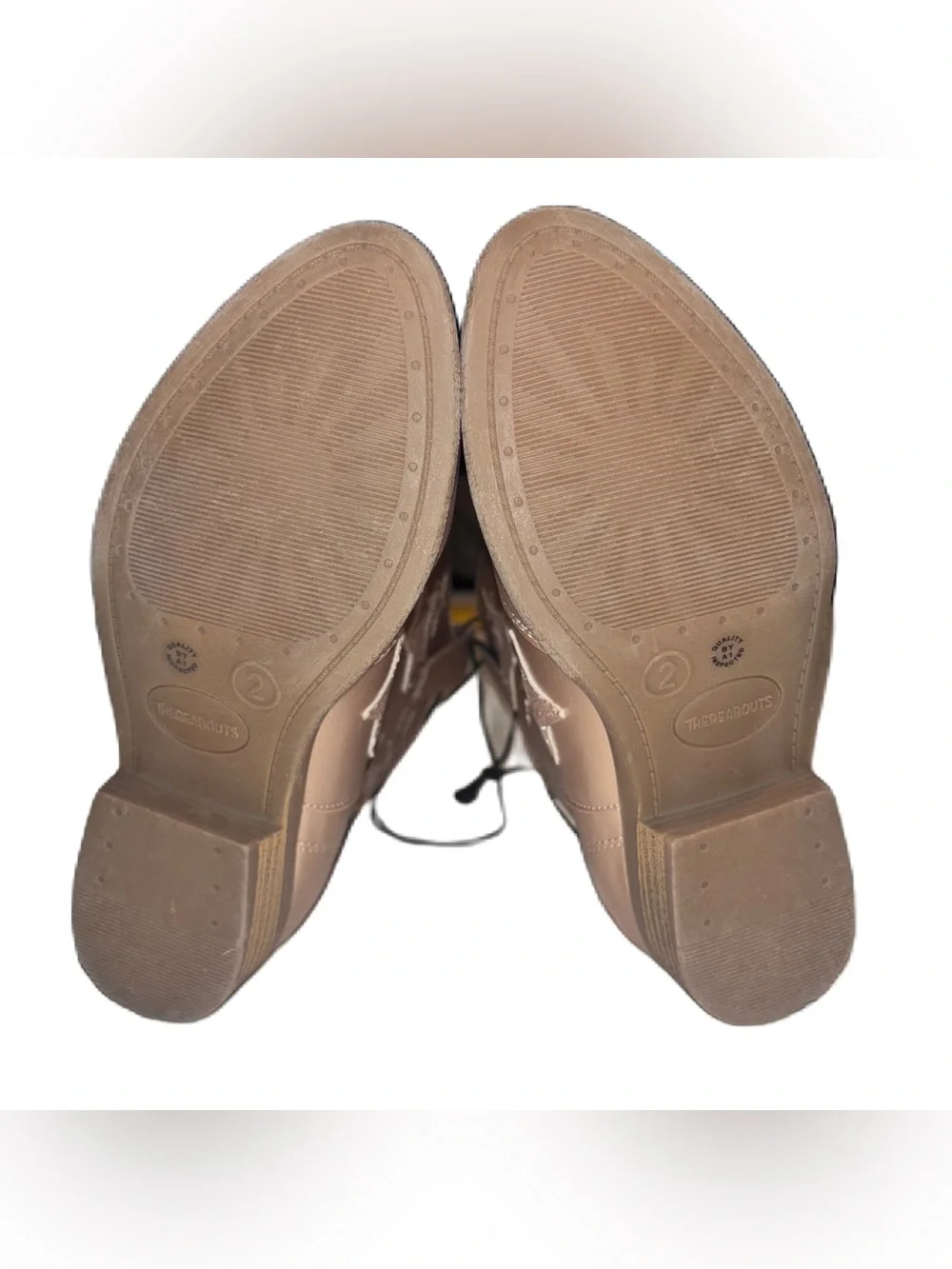 Thereabouts Girls Metallic Sienna Rose Gold Stars Western Cowgirl Ankle Boots 2